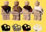 create custom lego minifigure decals, sticker ready for uv and pad printing